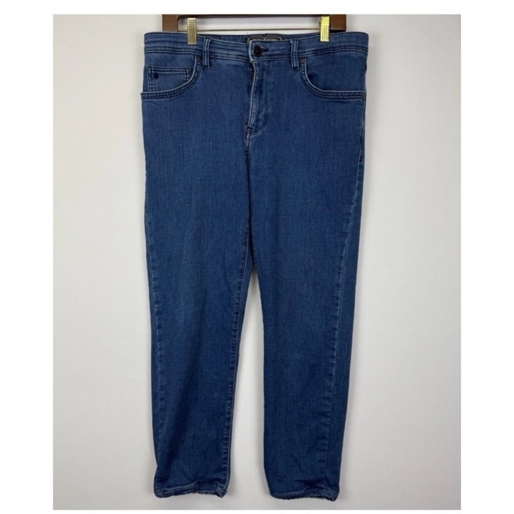 NWOT Jack Spades Straight Leg Men Jeans 33x30 Dark Wash Made In USA Button Fly